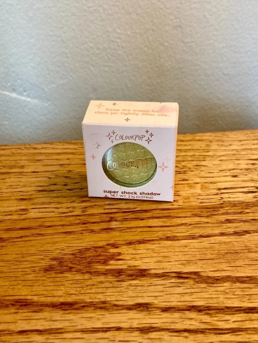 (2) Colourpop Super Shock Shadow Pressed Juice & OBVI (Glitter-Metallic) Green Y